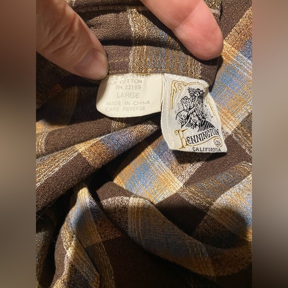 Kennington Vintage Western Pearl Snap Button Down Shirt - Picture 3 of 7